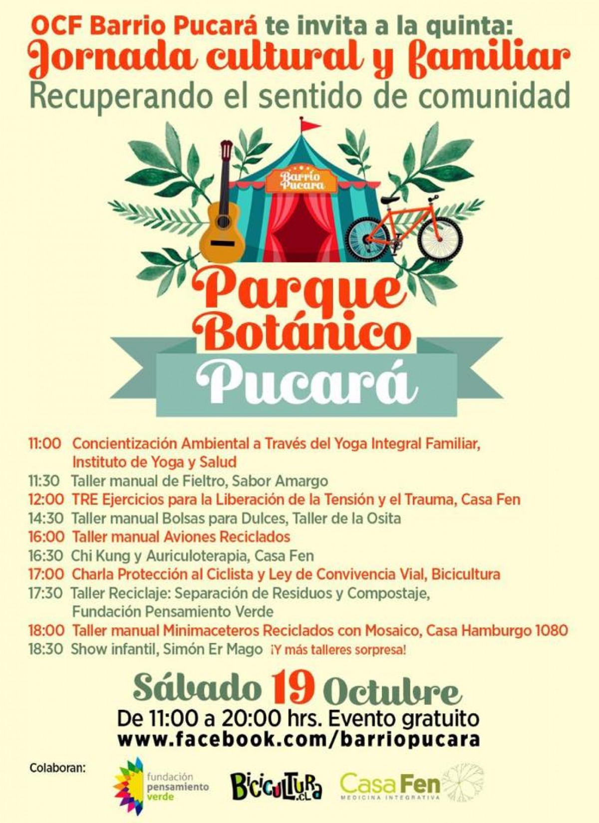 Jornada Cultural y Familiar - Parque Botánico Pucará